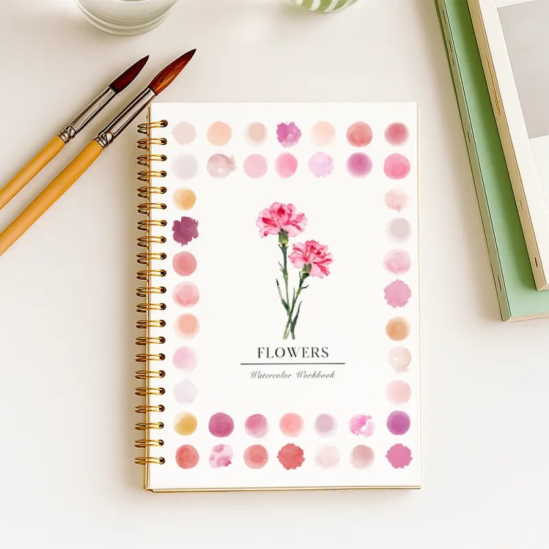 LAST DAY SALE 60% OFF 🖼️Beginner-Friendly💕 Watercolor Workbook